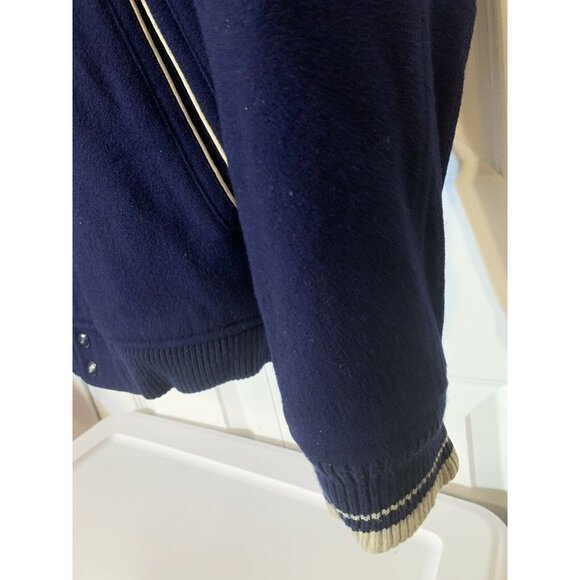 RARE VTG Chicago Bears Jacket Varsity Style NFL Football‎ Wool Sz M Heavy - Picture 4 of 8